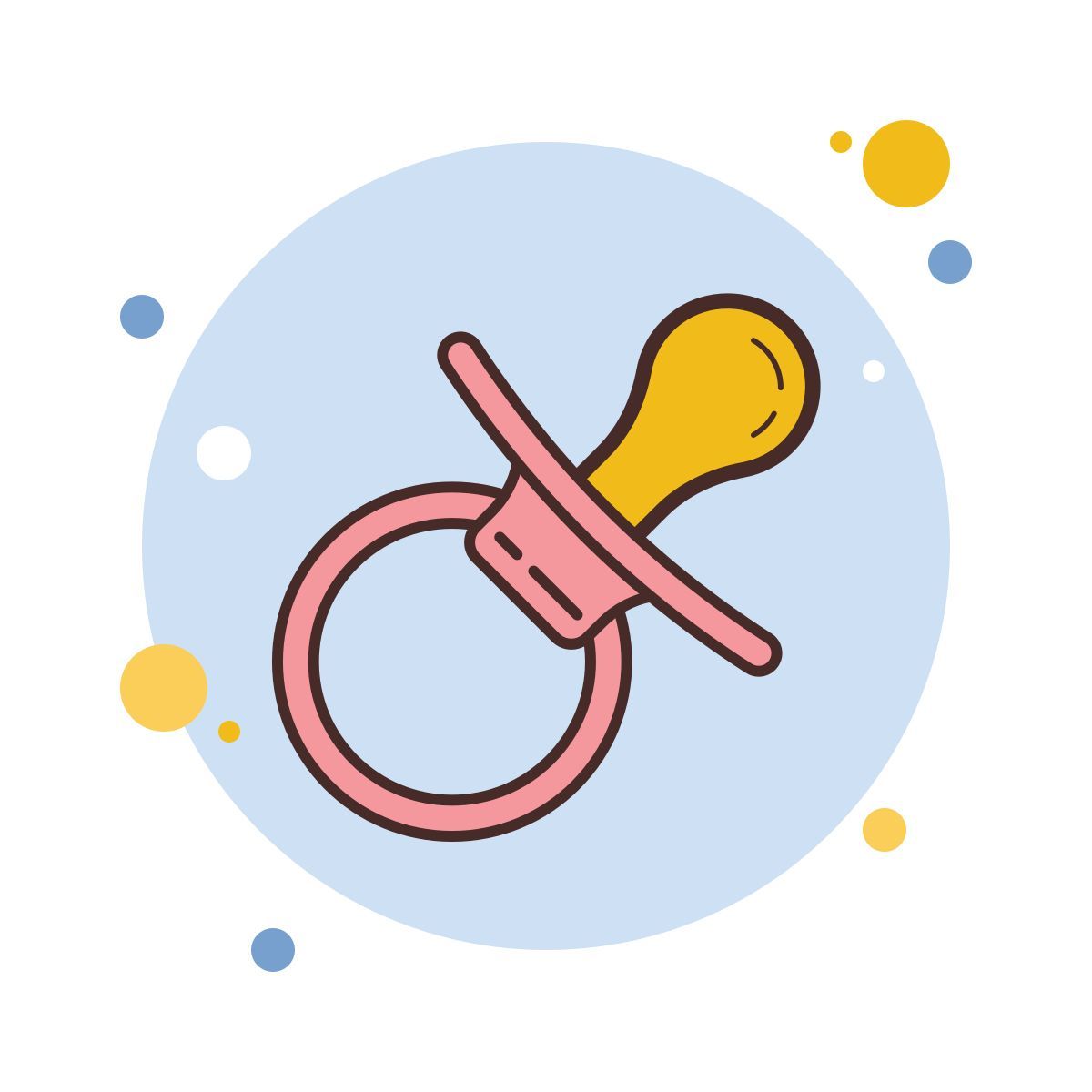 bubbles style schnuller icon