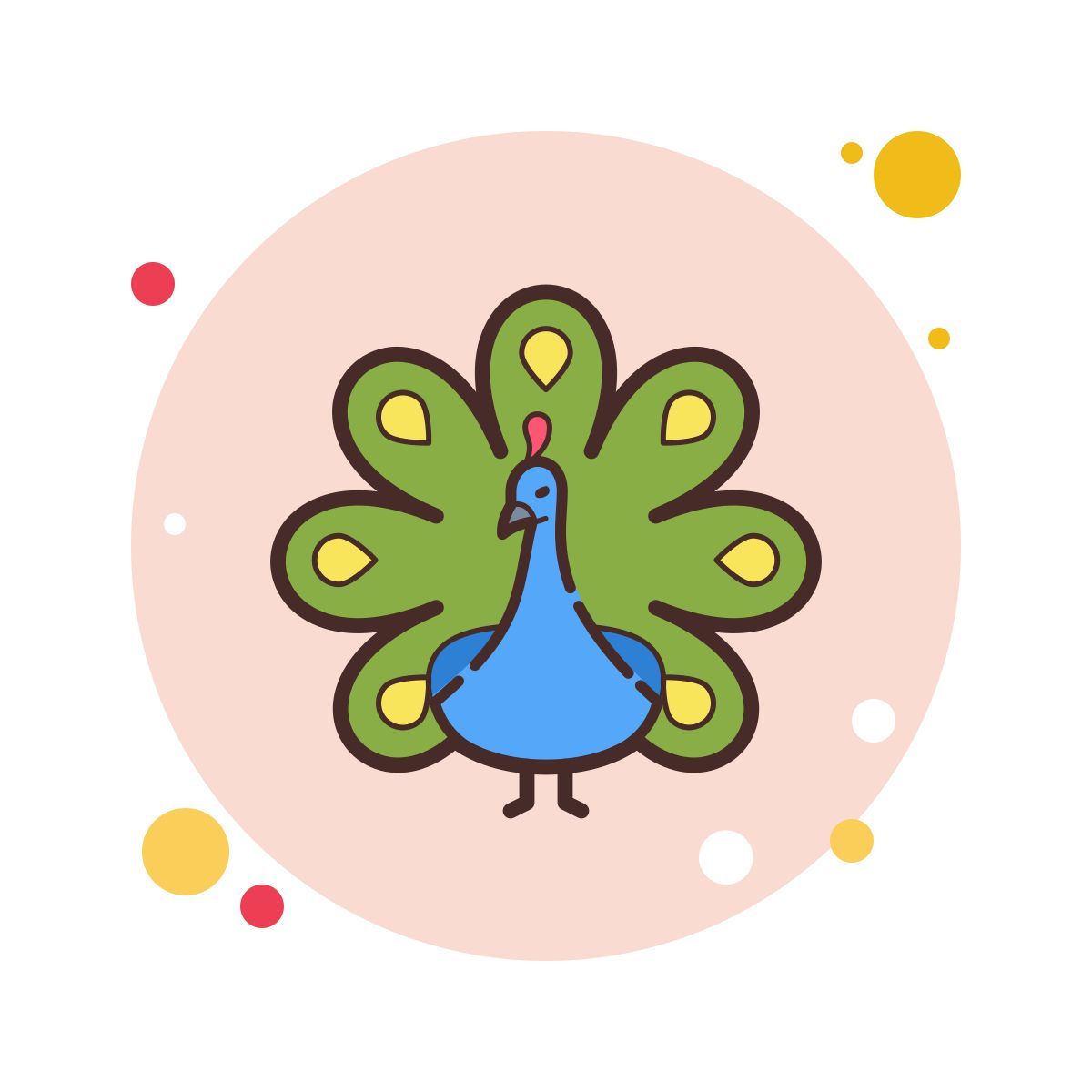 bubbles style pavone icon