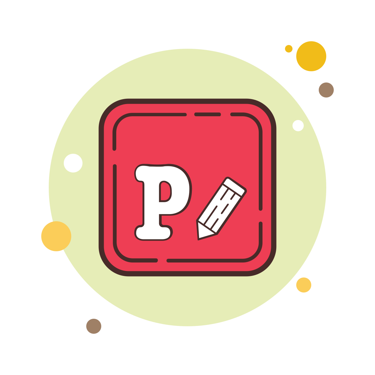 bubbles style phonto app  v2 icon