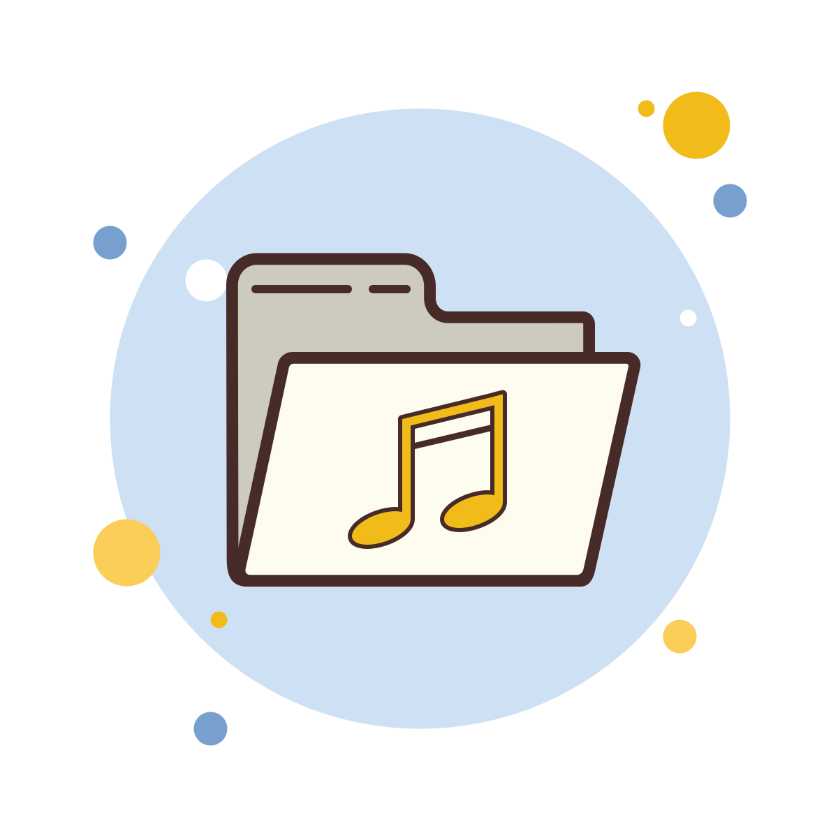 bubbles style photos folder icon