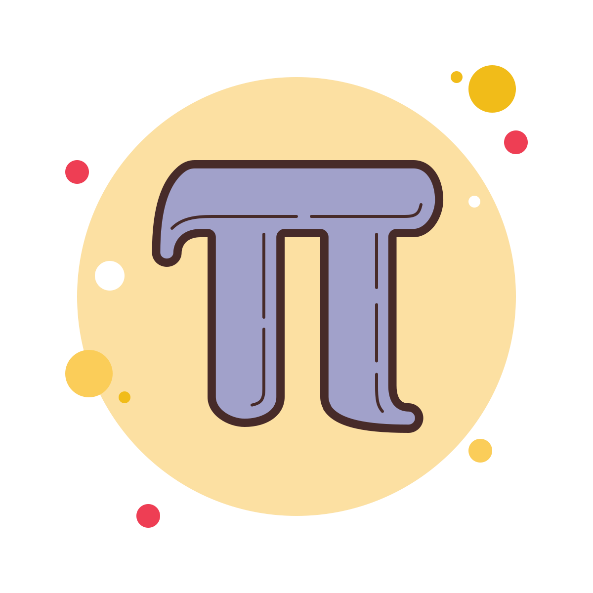 bubbles style pi icon
