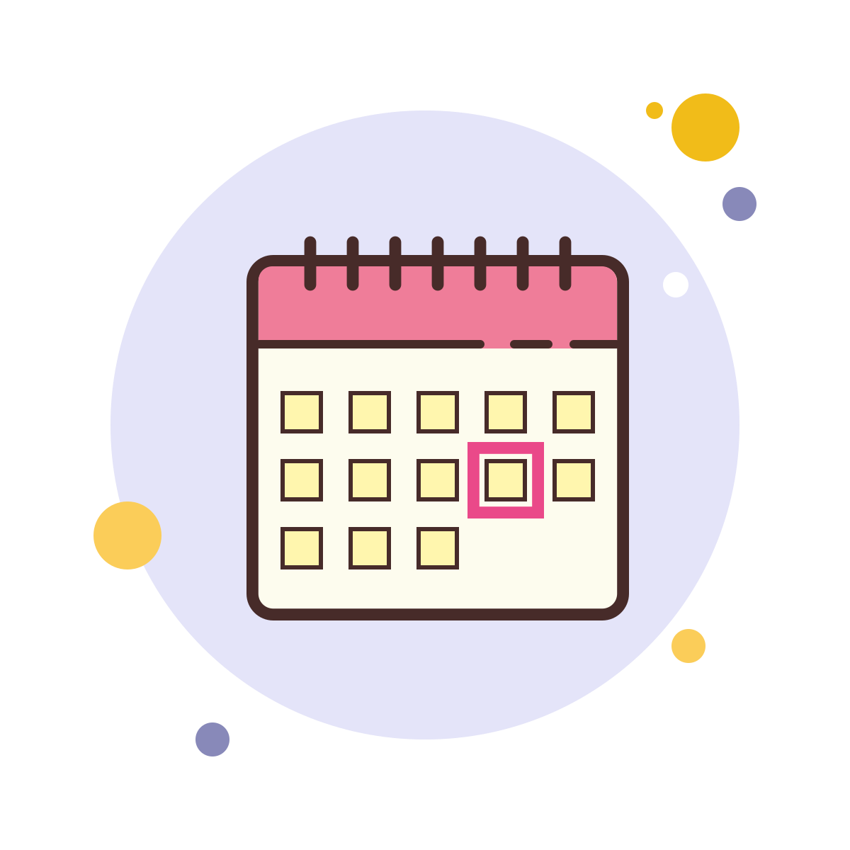 bubbles style planner icon