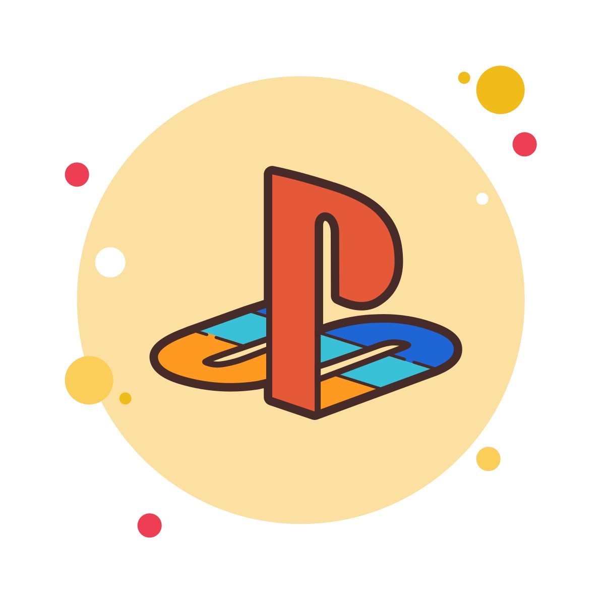 bubbles style playstation icon
