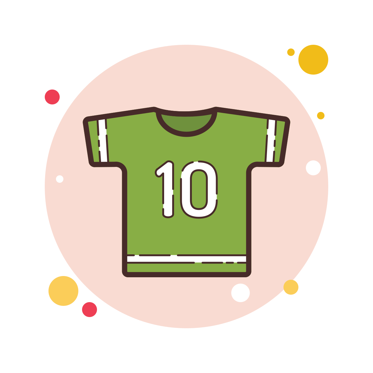 bubbles style player shirt icon