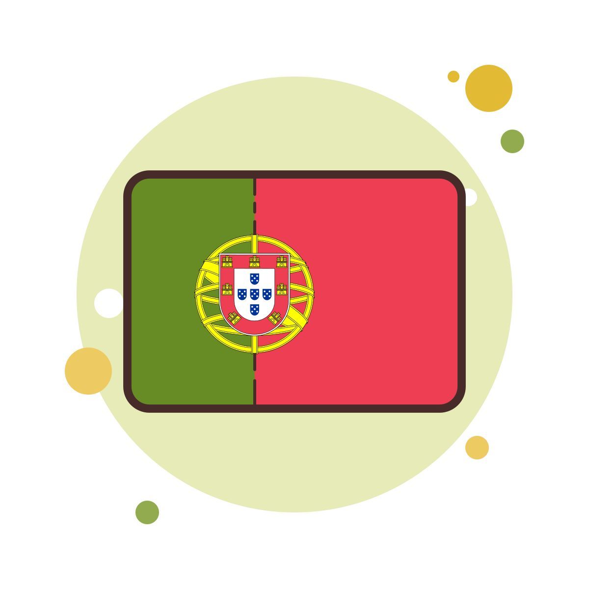 bubbles style 葡萄牙 icon