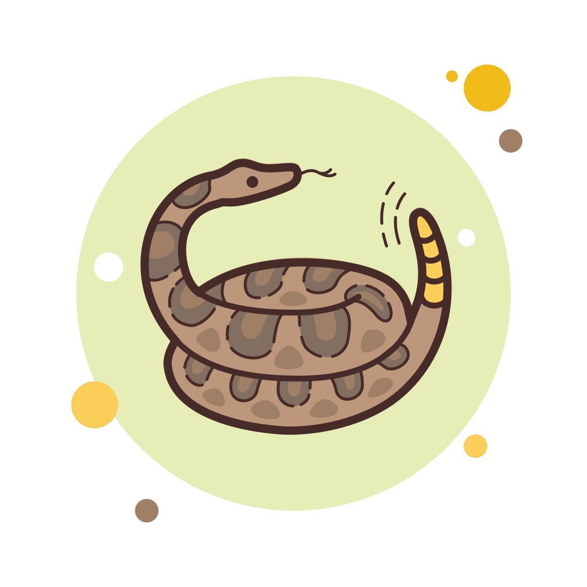 bubbles style 响尾蛇 icon