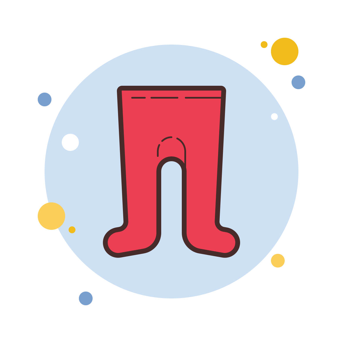 bubbles style red children s tights  icon