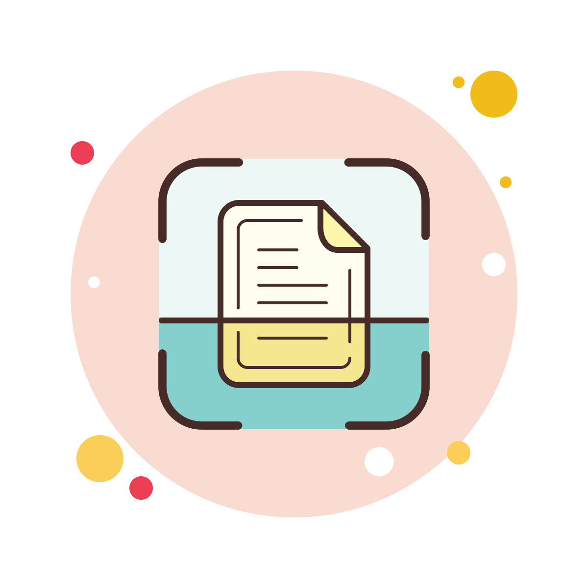 bubbles style rescan document icon