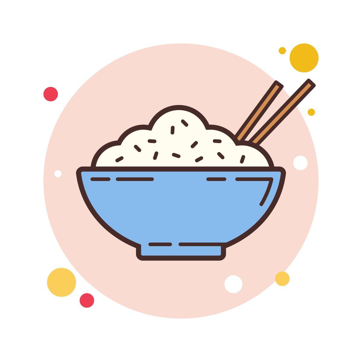 bubbles style 덮밥 icon