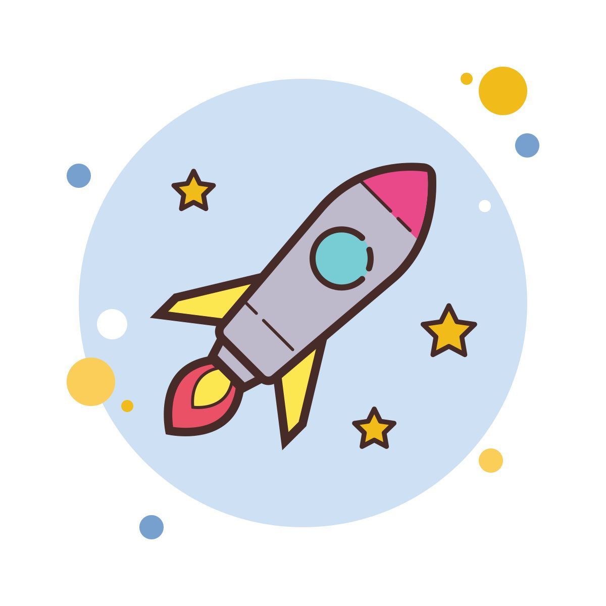 bubbles style startup icon