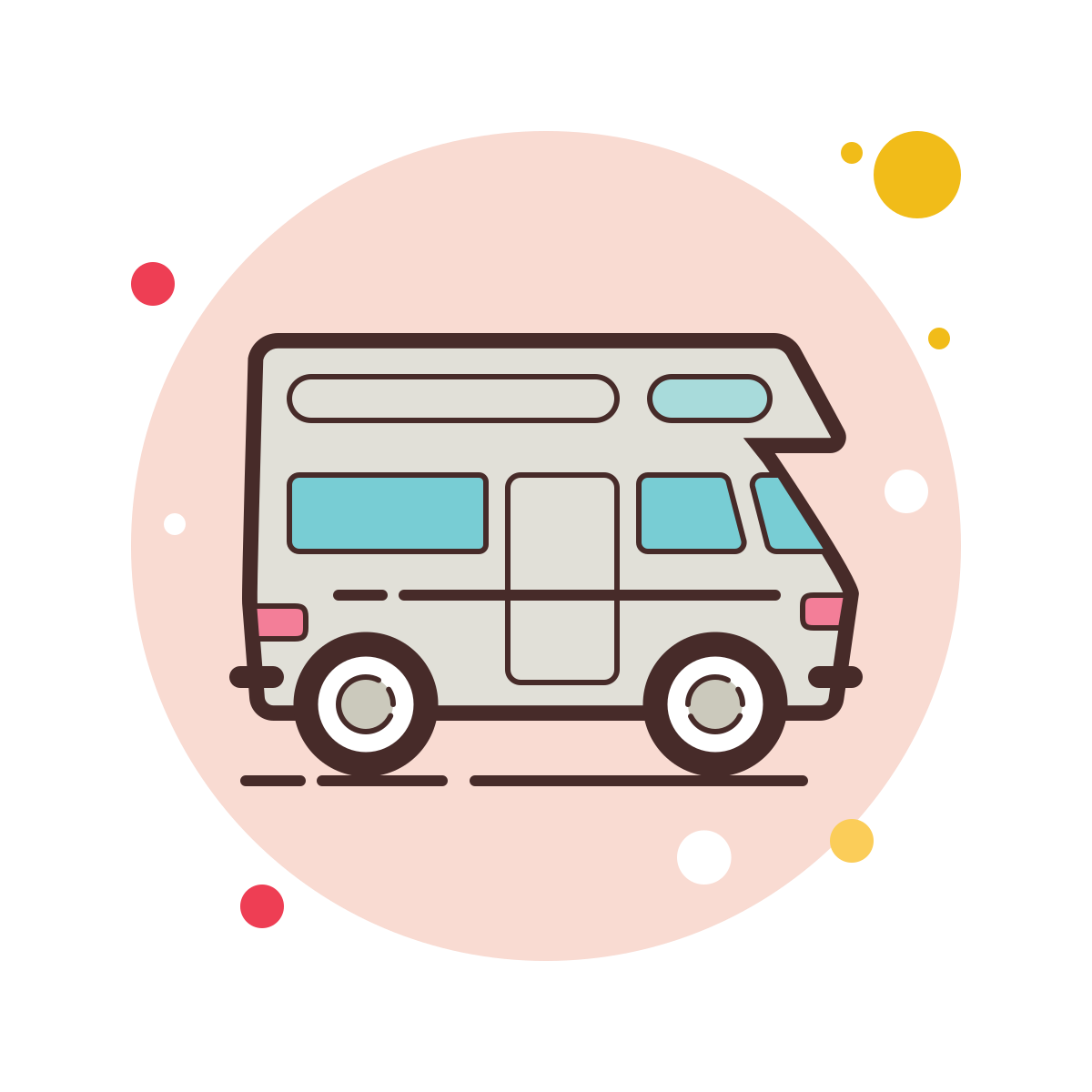 bubbles style rv campground icon