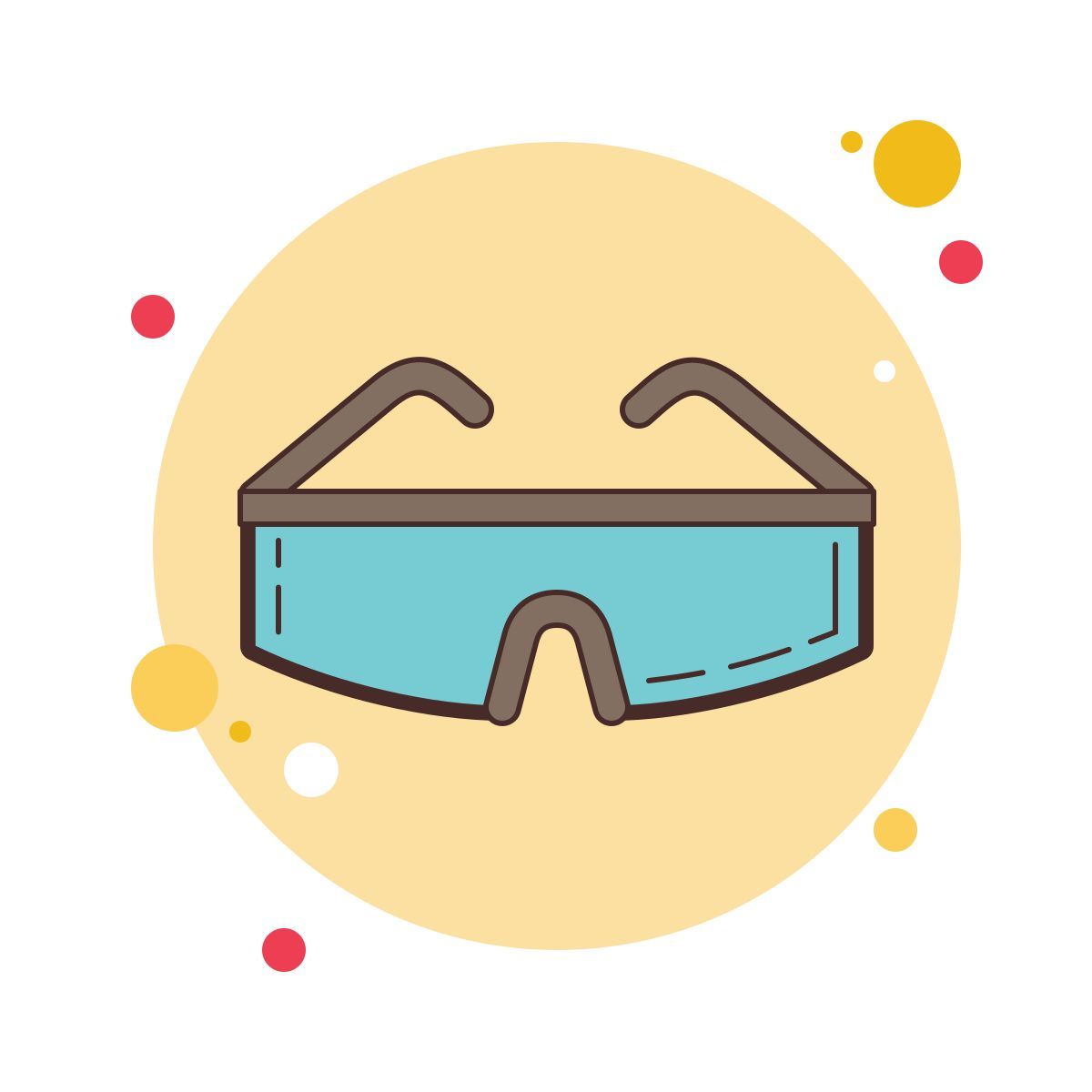 bubbles style 安全眼镜 icon