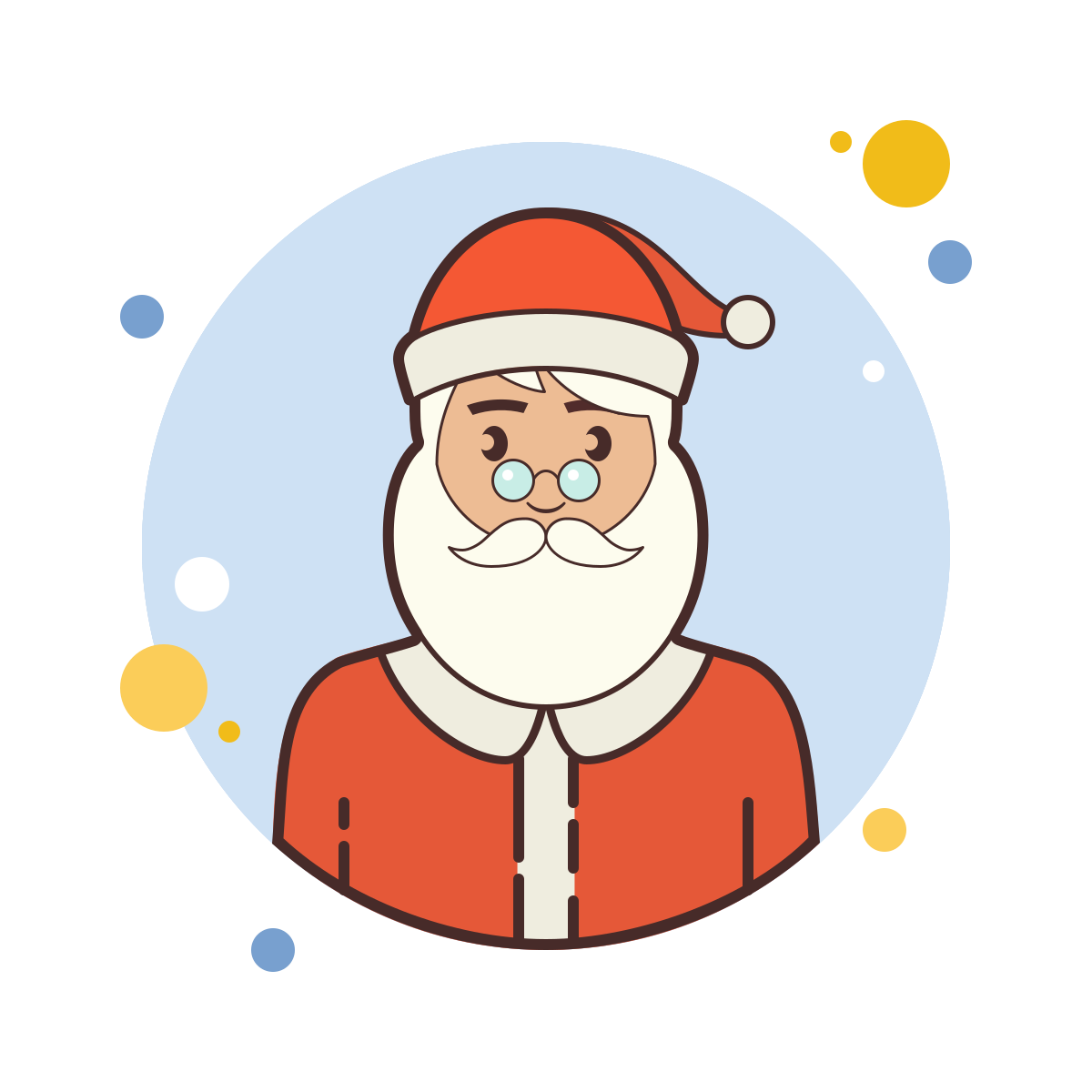 bubbles style santa icon