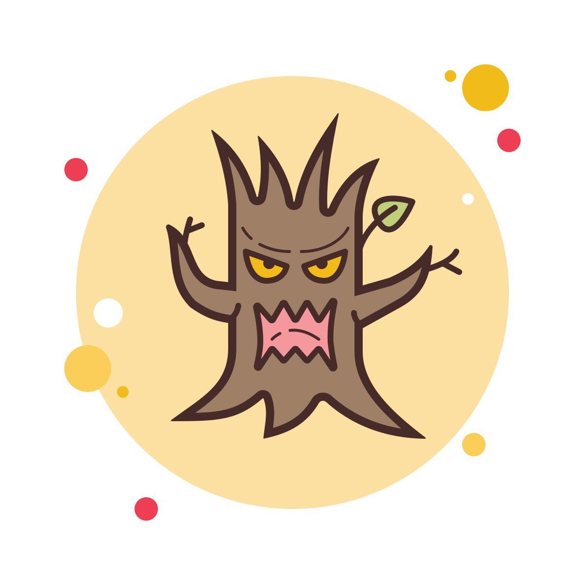 bubbles style 可怕的树 icon