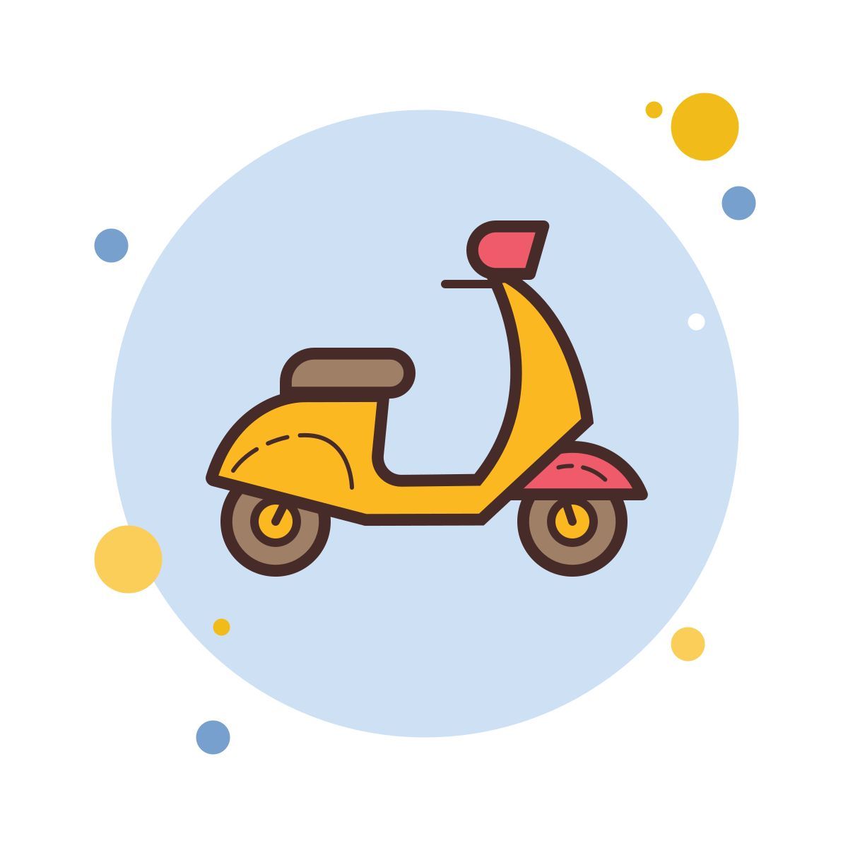 bubbles style 스쿠터 icon