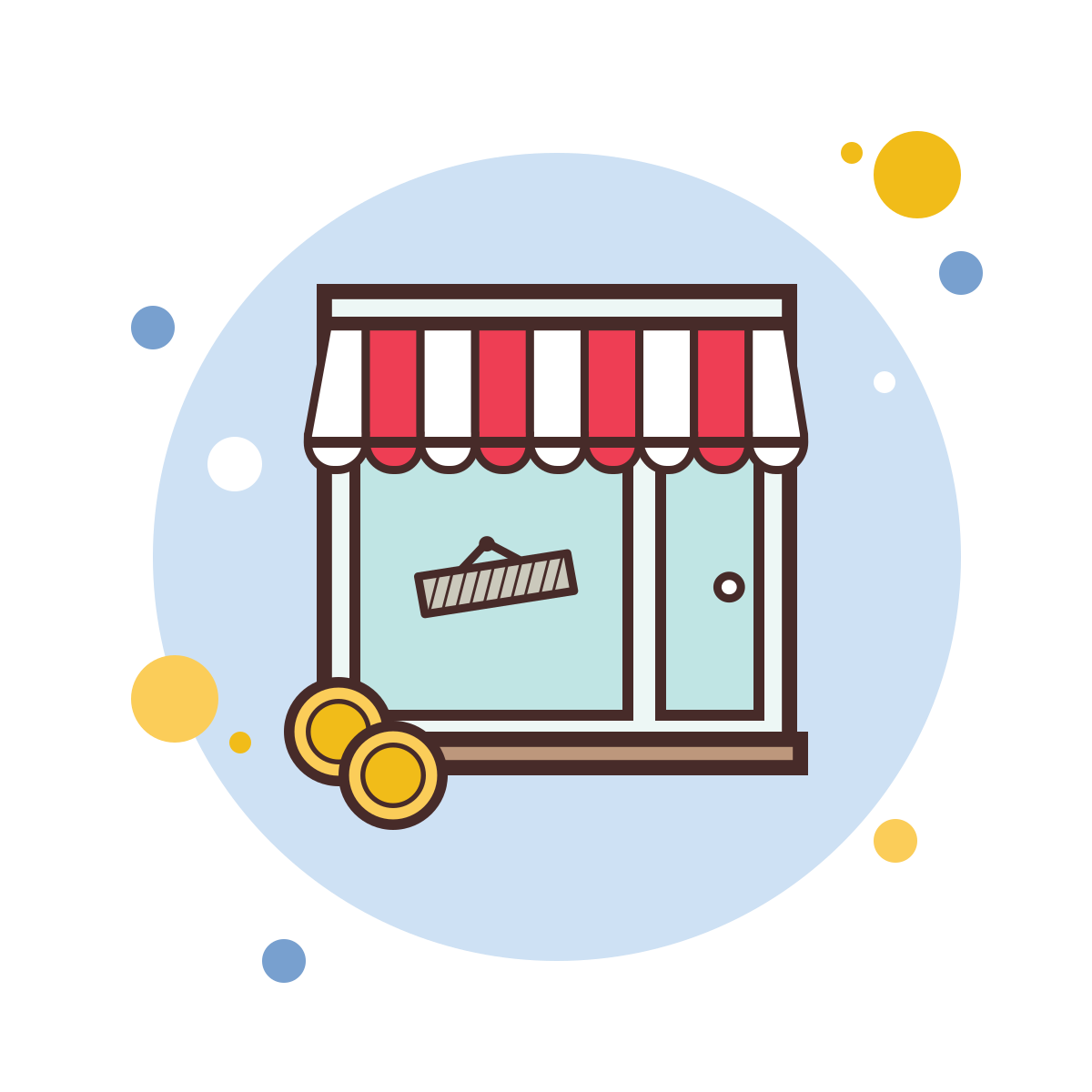 bubbles style shop icon