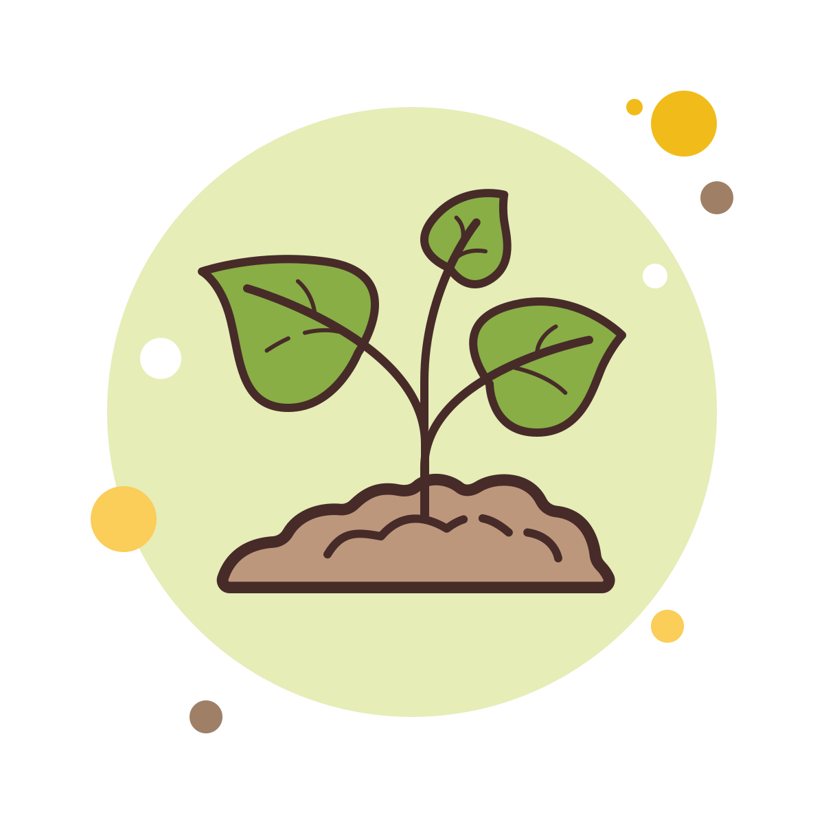 bubbles style sprout icon