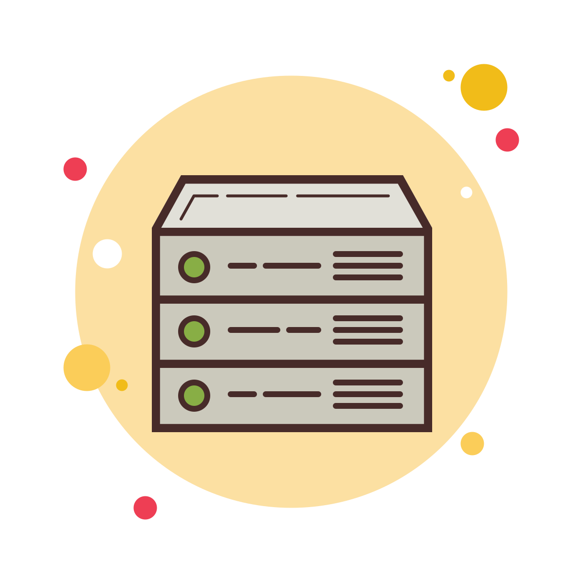 bubbles style stack icon