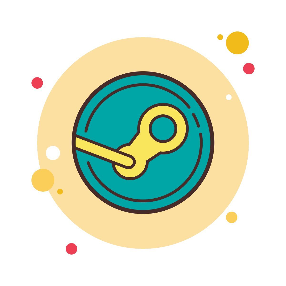 bubbles style steam icon