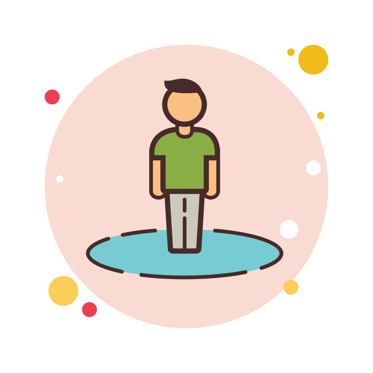 bubbles style street view icon