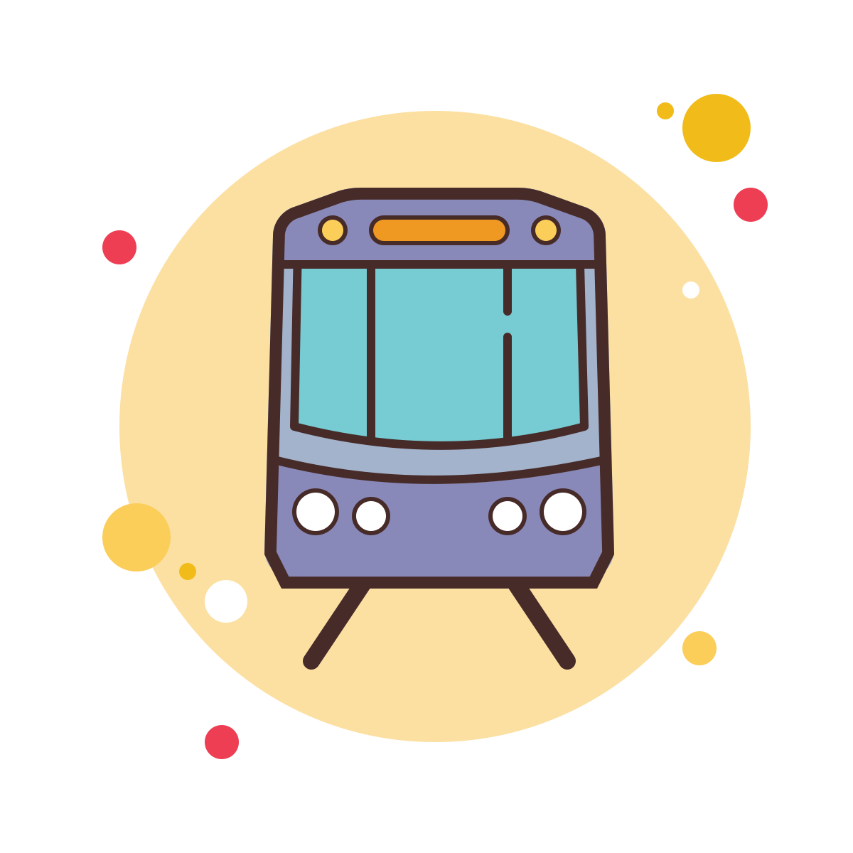 bubbles style subway icon