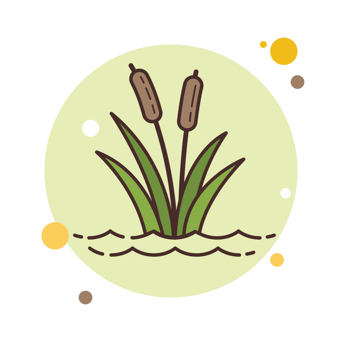 bubbles style swamp icon