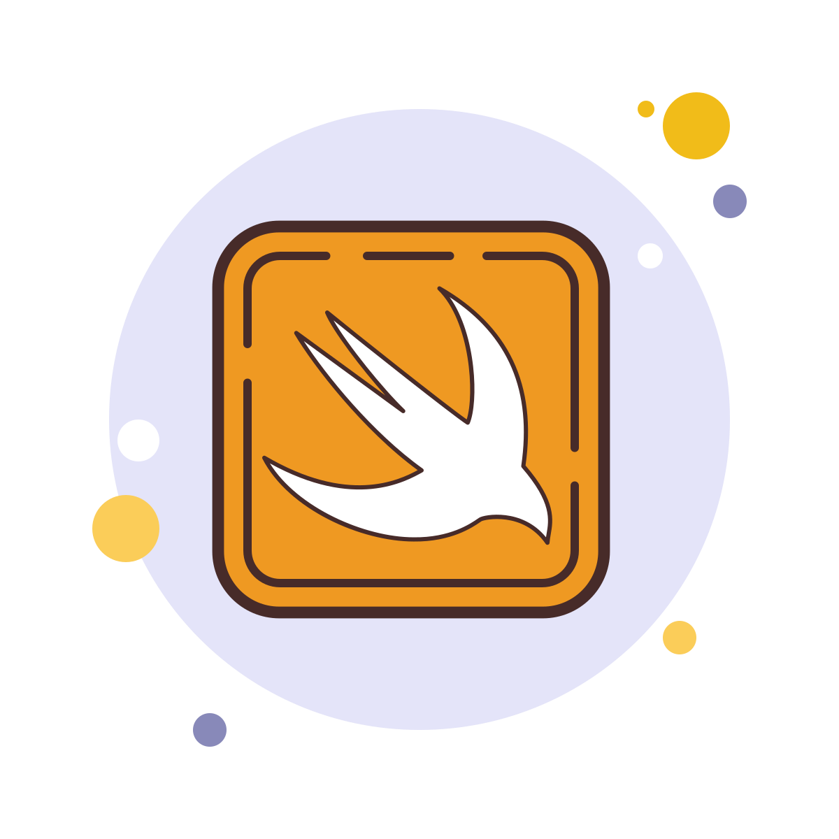 bubbles style swift icon