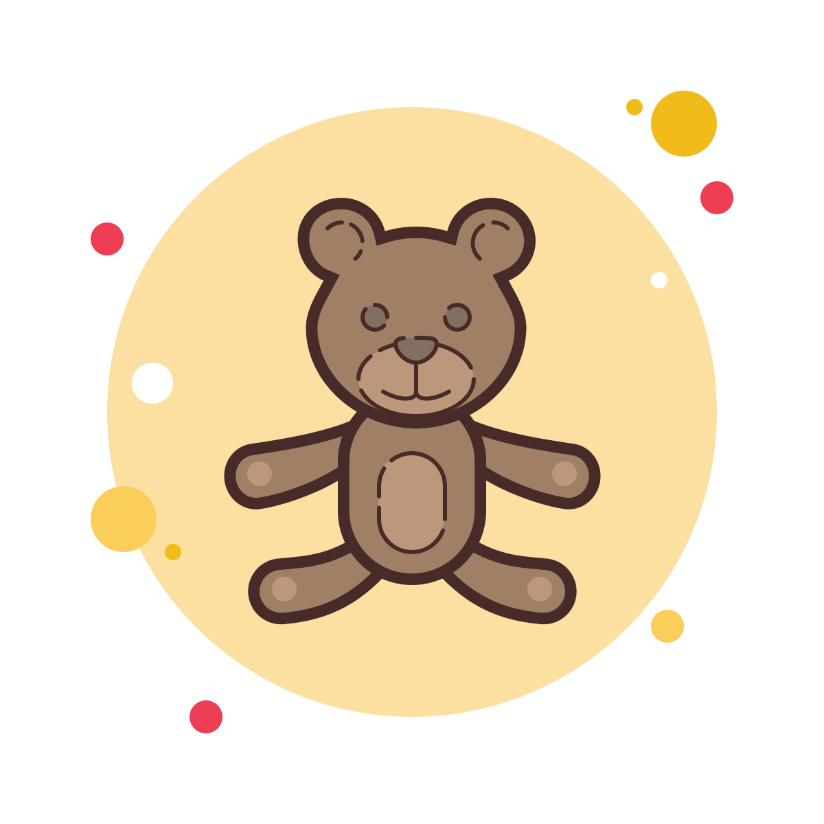 bubbles style teddy bear icon