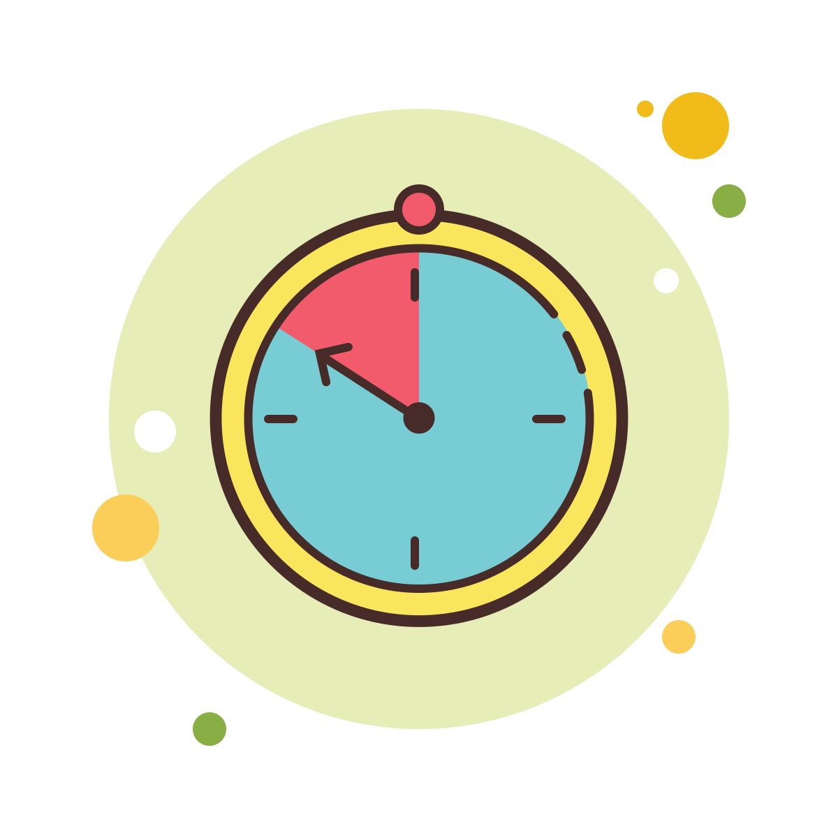 bubbles style timer icon