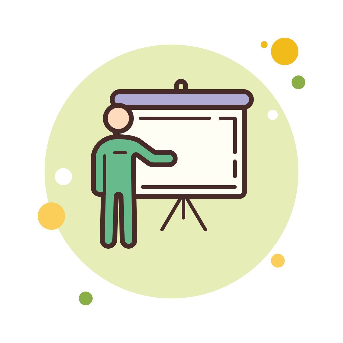 bubbles style formación icon