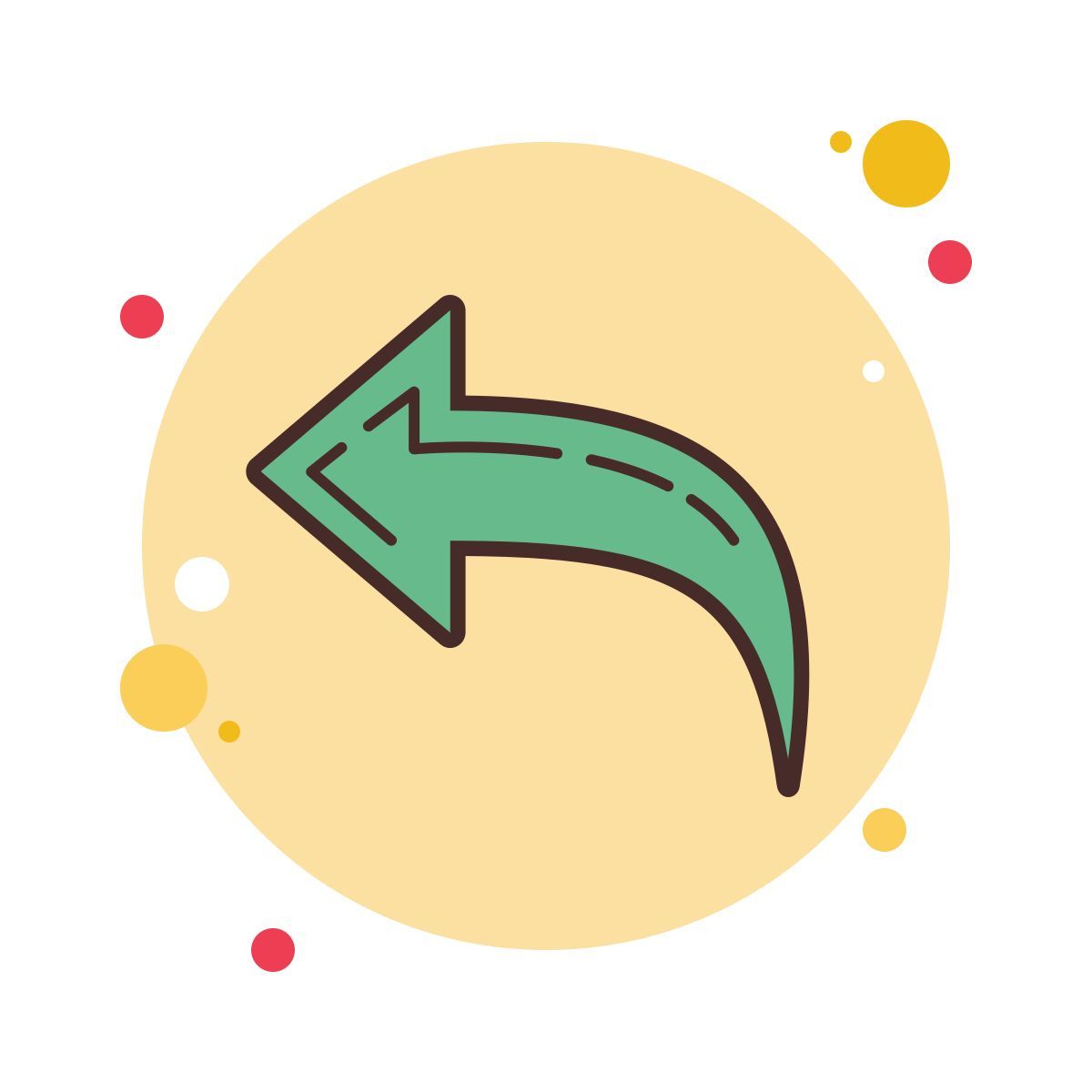 bubbles style rückgängig machen icon