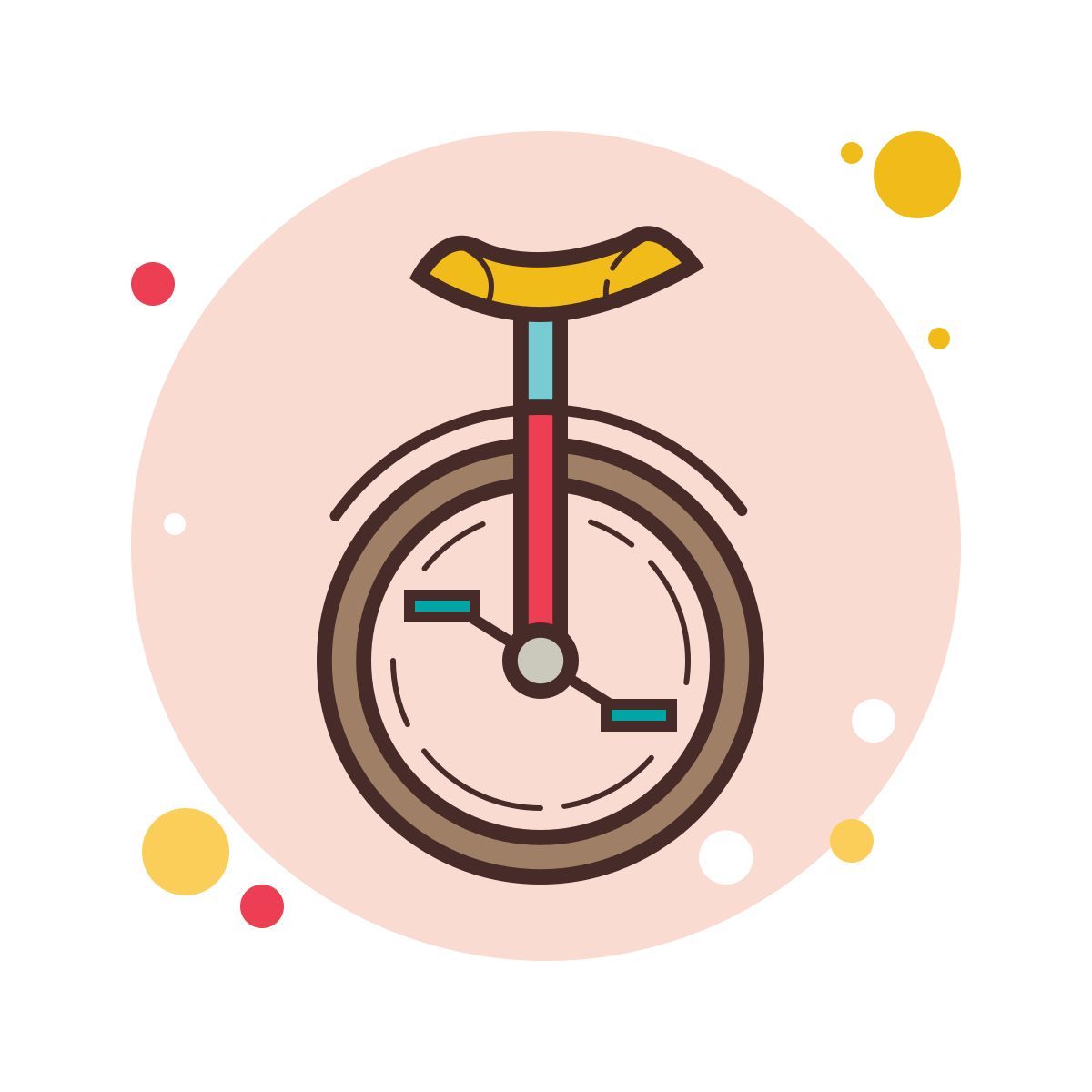 bubbles style monociclo icon