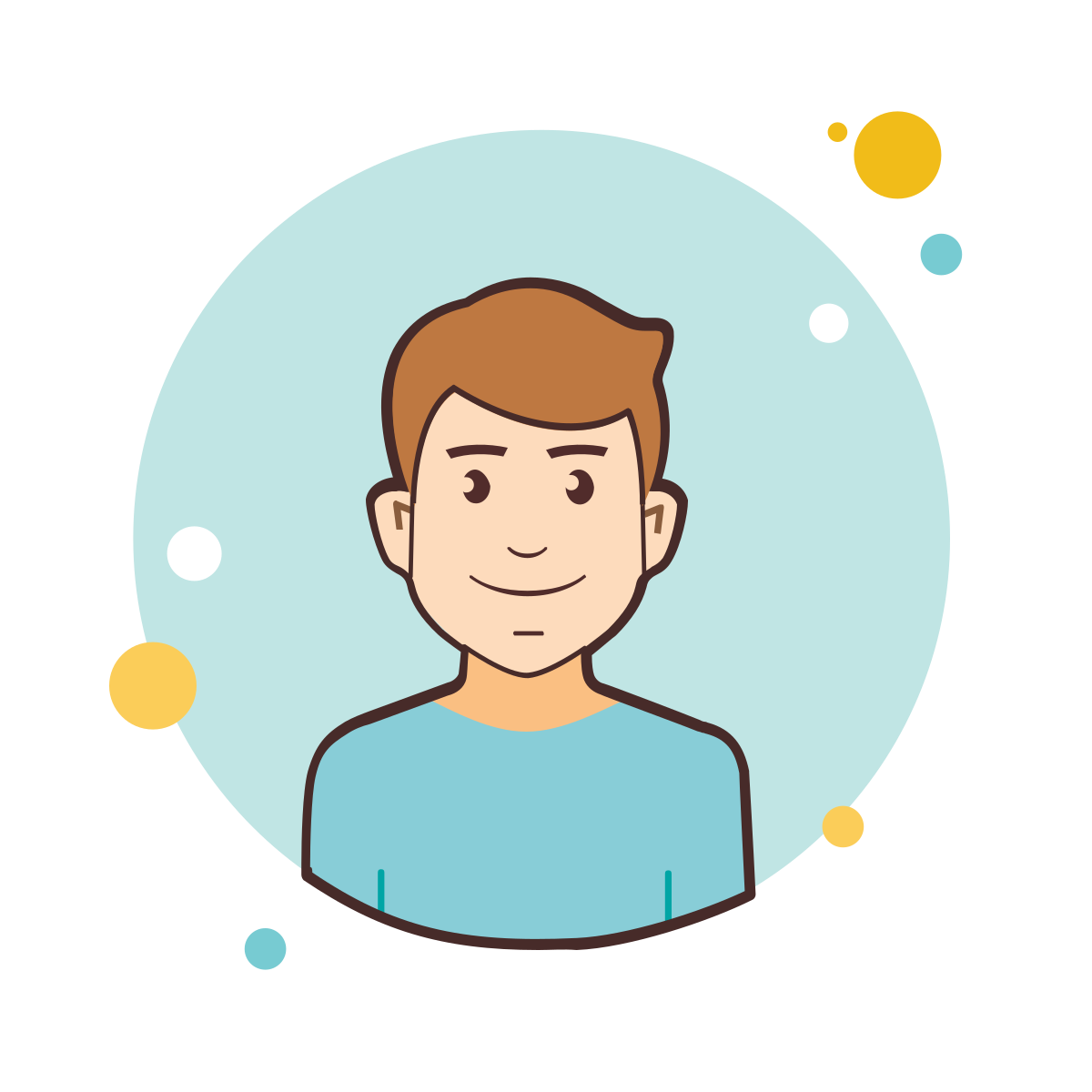 bubbles style user icon