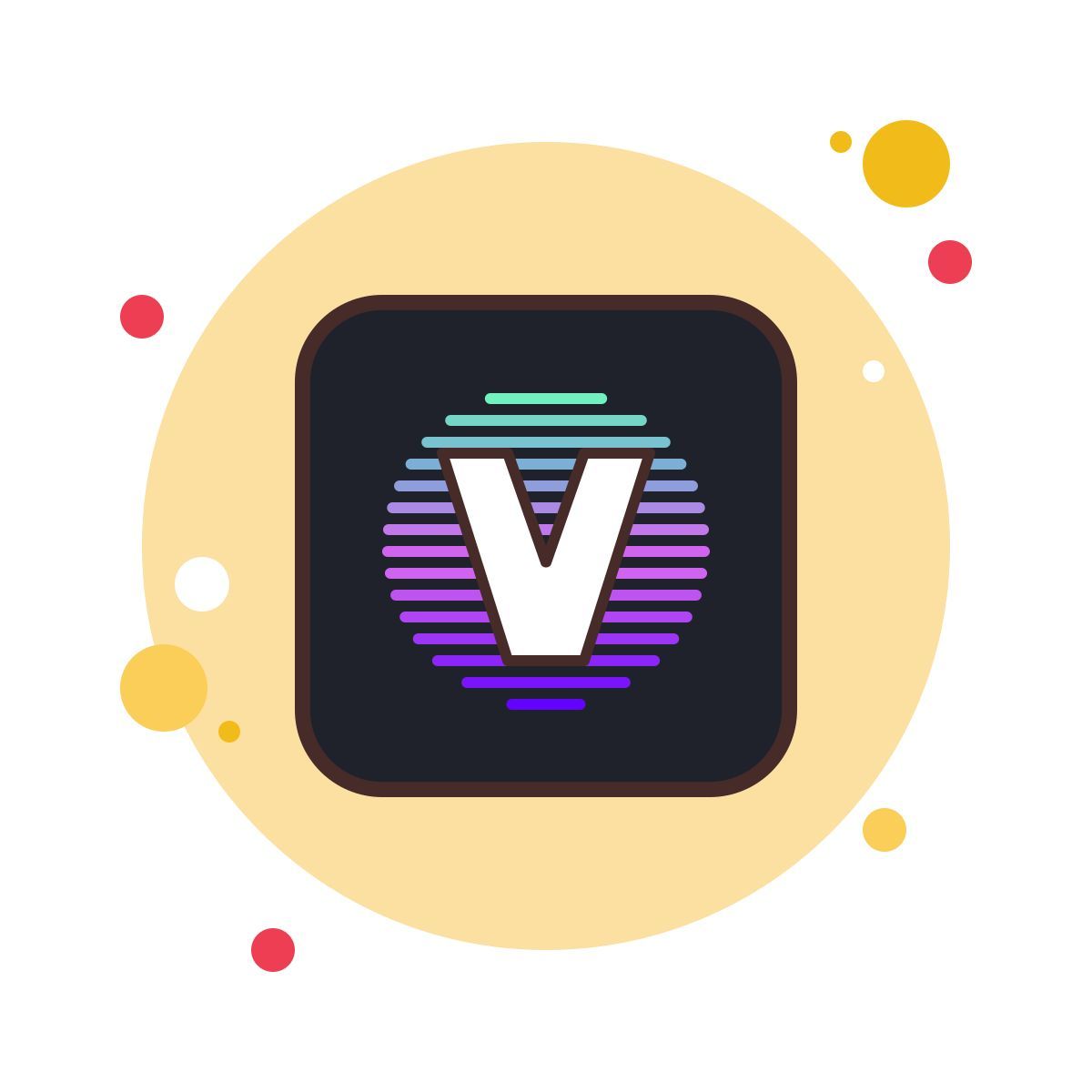 bubbles style ángulo icon