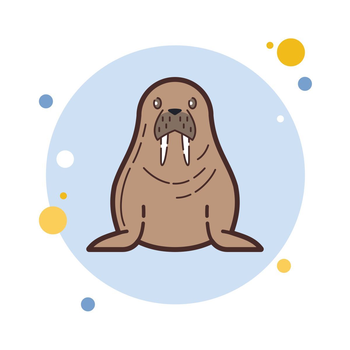 bubbles style walross icon