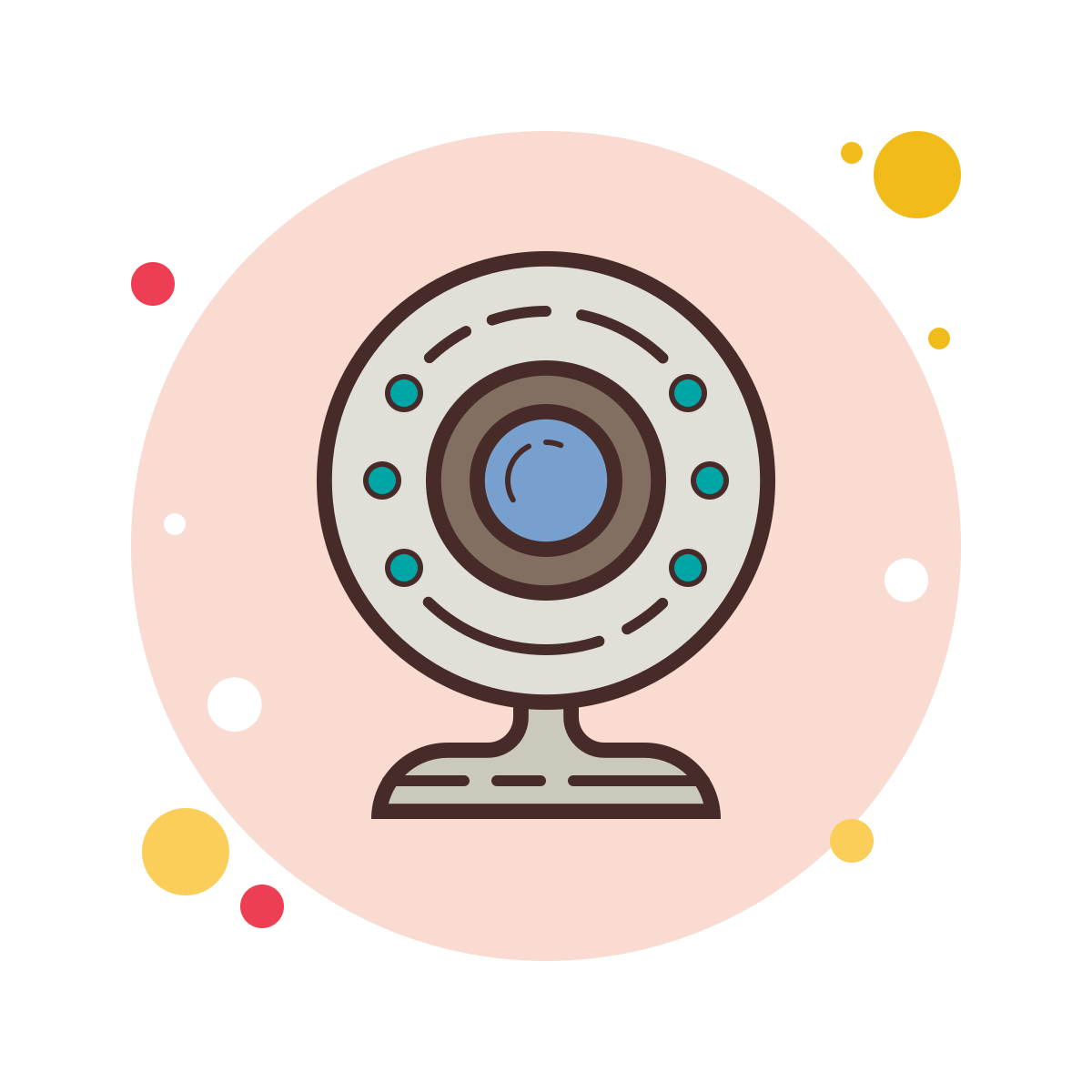 bubbles style webcam icon