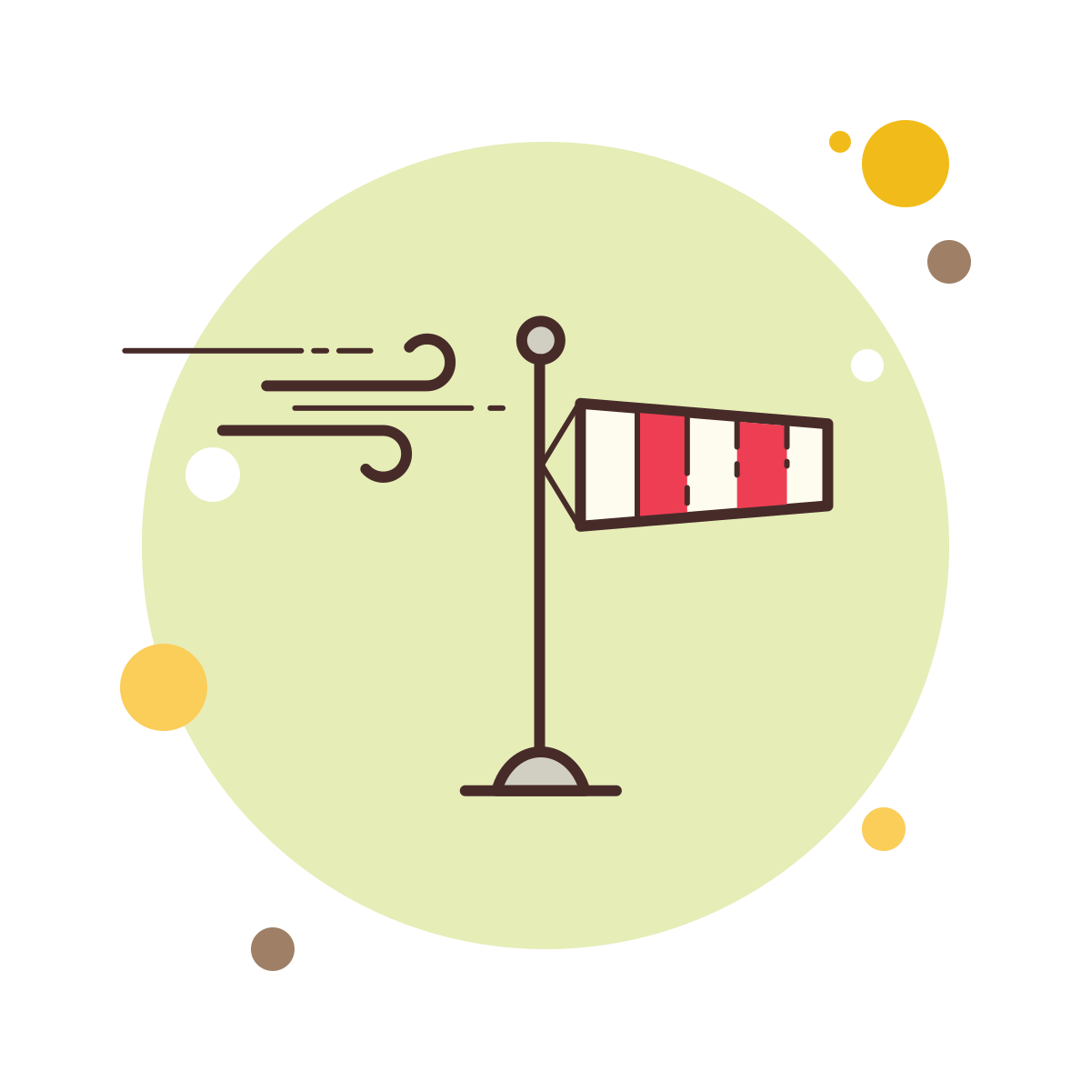 bubbles style windsock icon