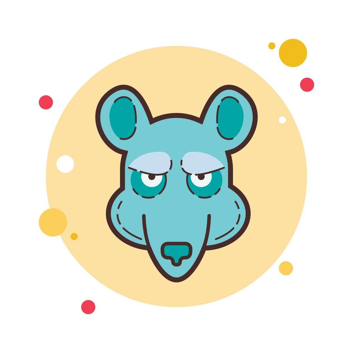 bubbles style year of rat icon