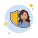 Lady With a Security Shield icon