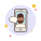Man With Beard Messaging icon