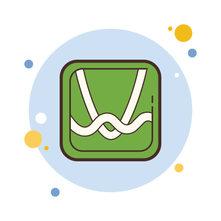 Desmos icon in Bubbles Style