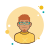 Ginger Man in Yellow Shirt icon