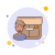 Short Hair Girl With Glasses Product Box icon
