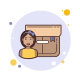 Brown Hair Girl Product Box icon