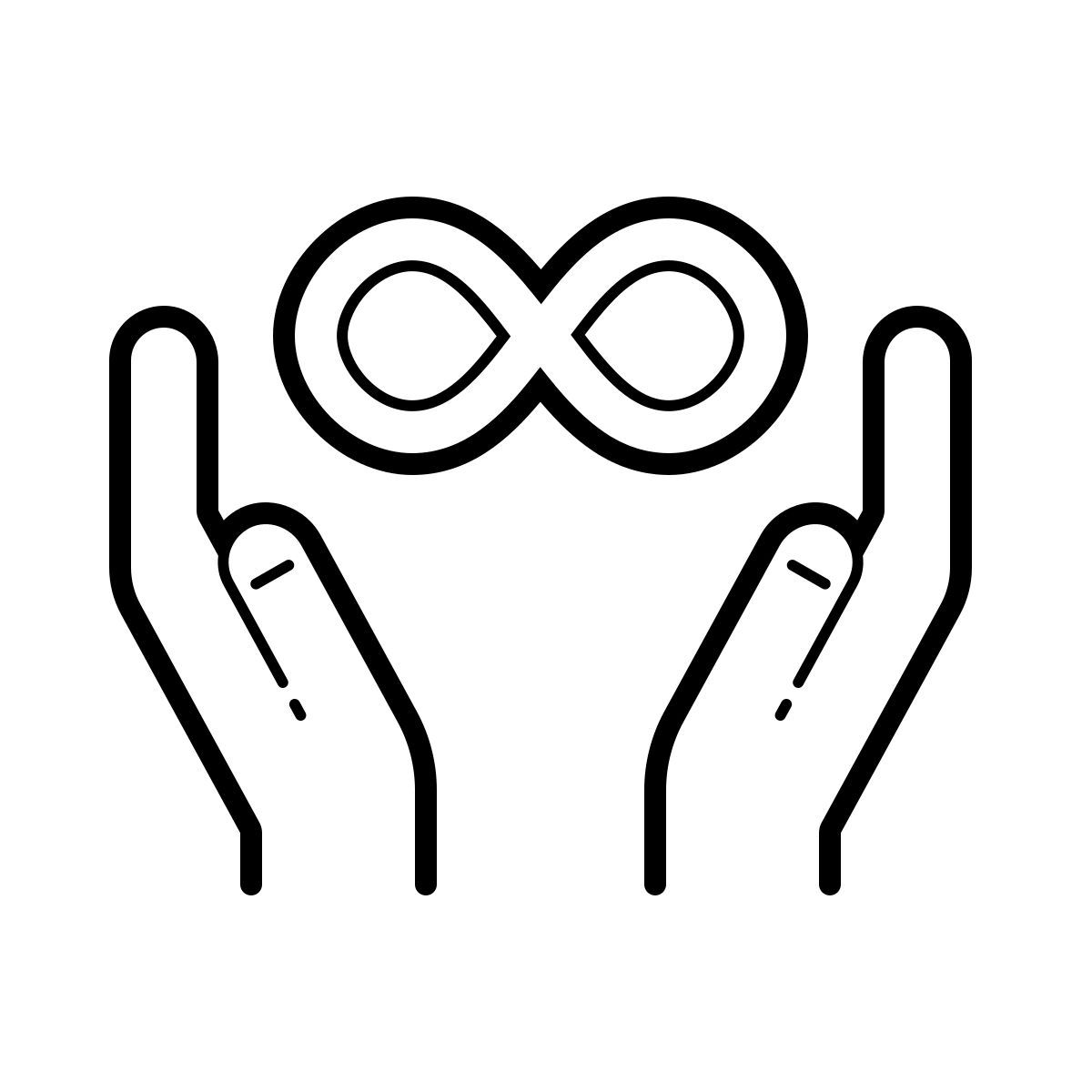 outline hand drawn style 모두 icon