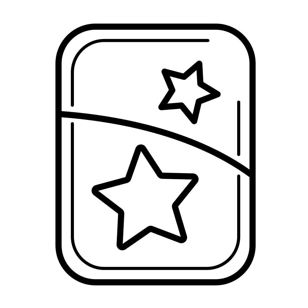 outline hand drawn style sogar icon