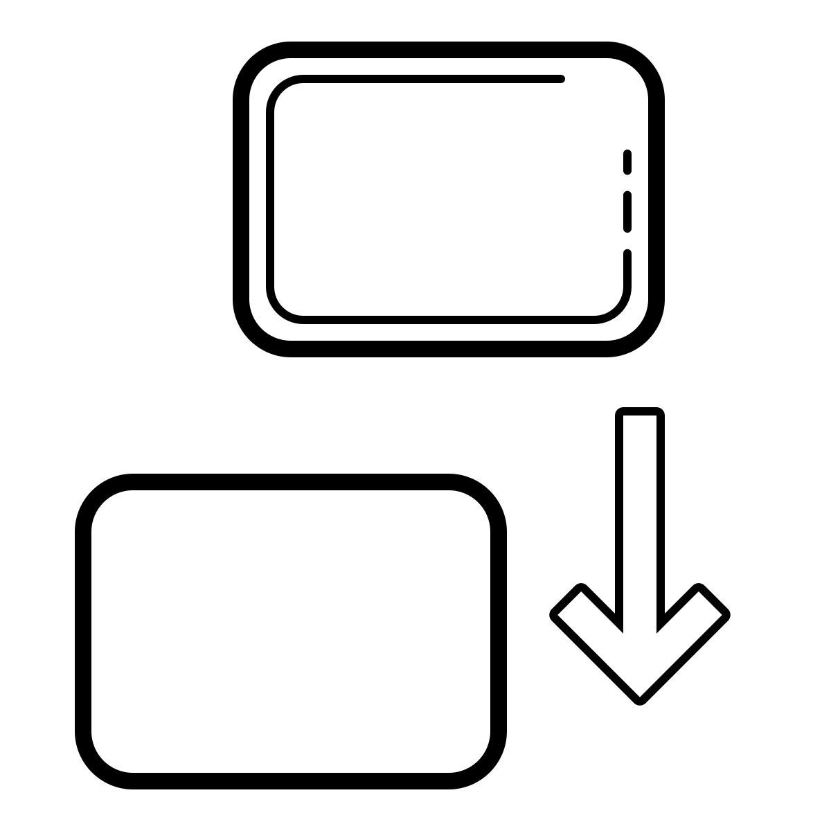 outline hand drawn style 附加剪辑 icon