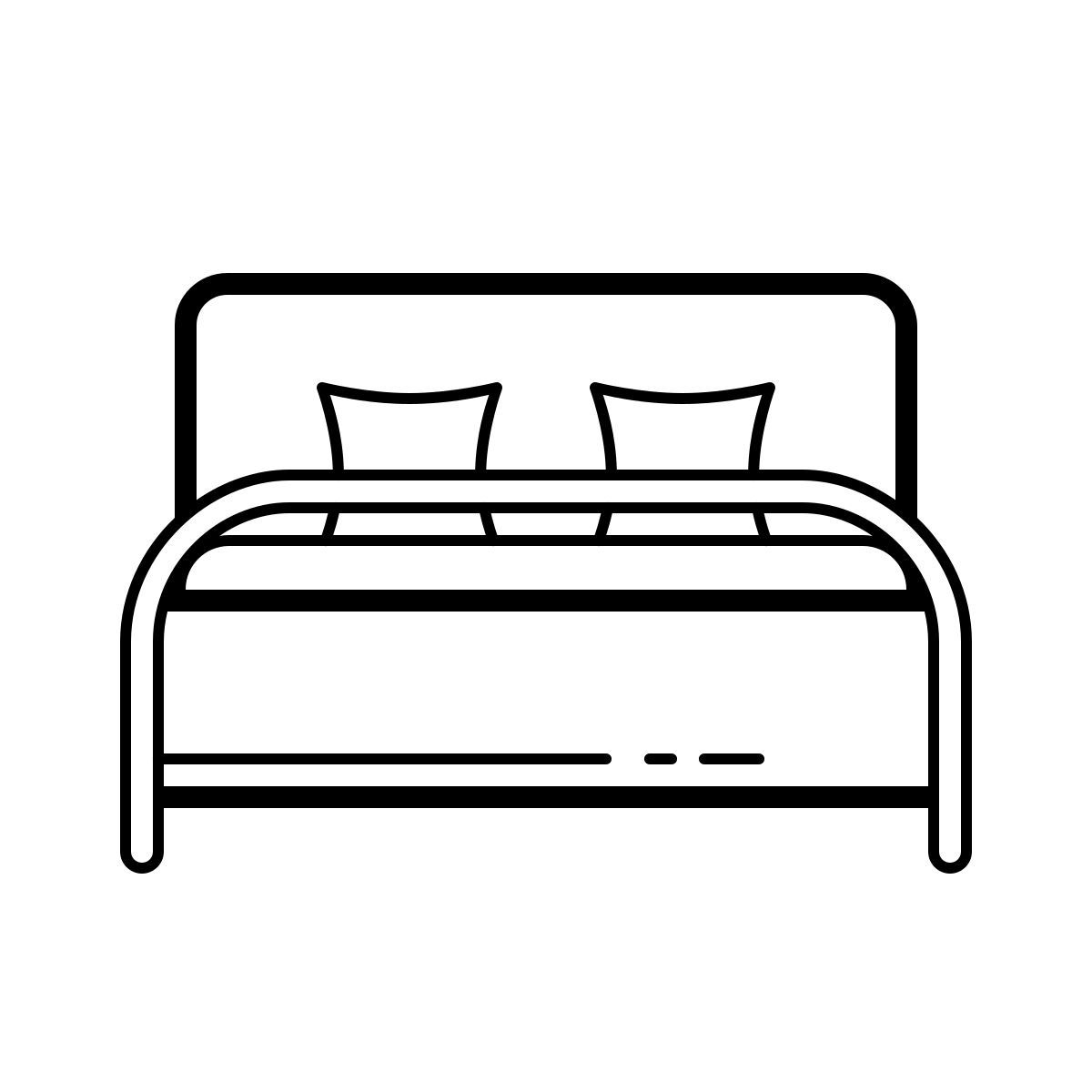 outline hand drawn style cama icon