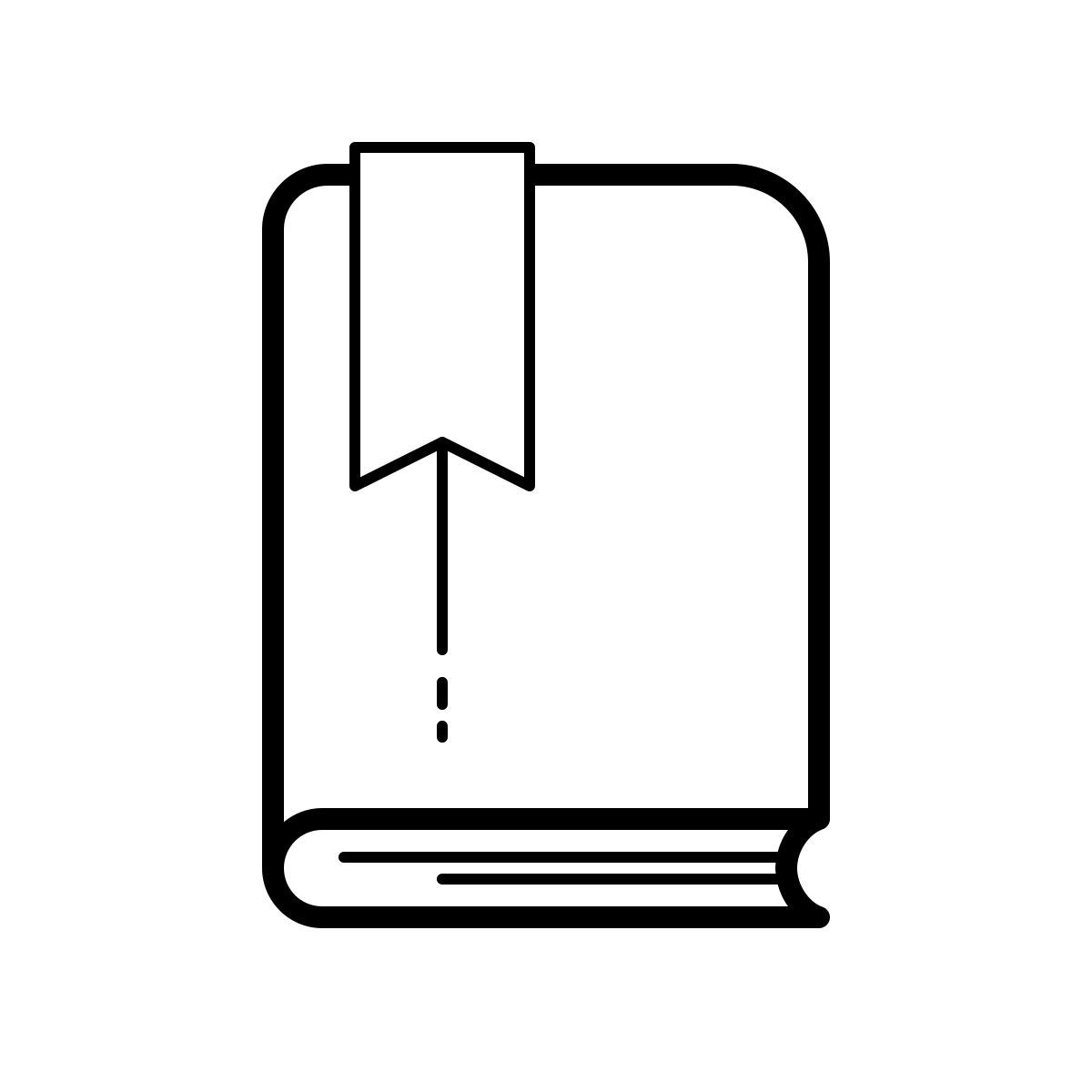 outline hand drawn style signet icon