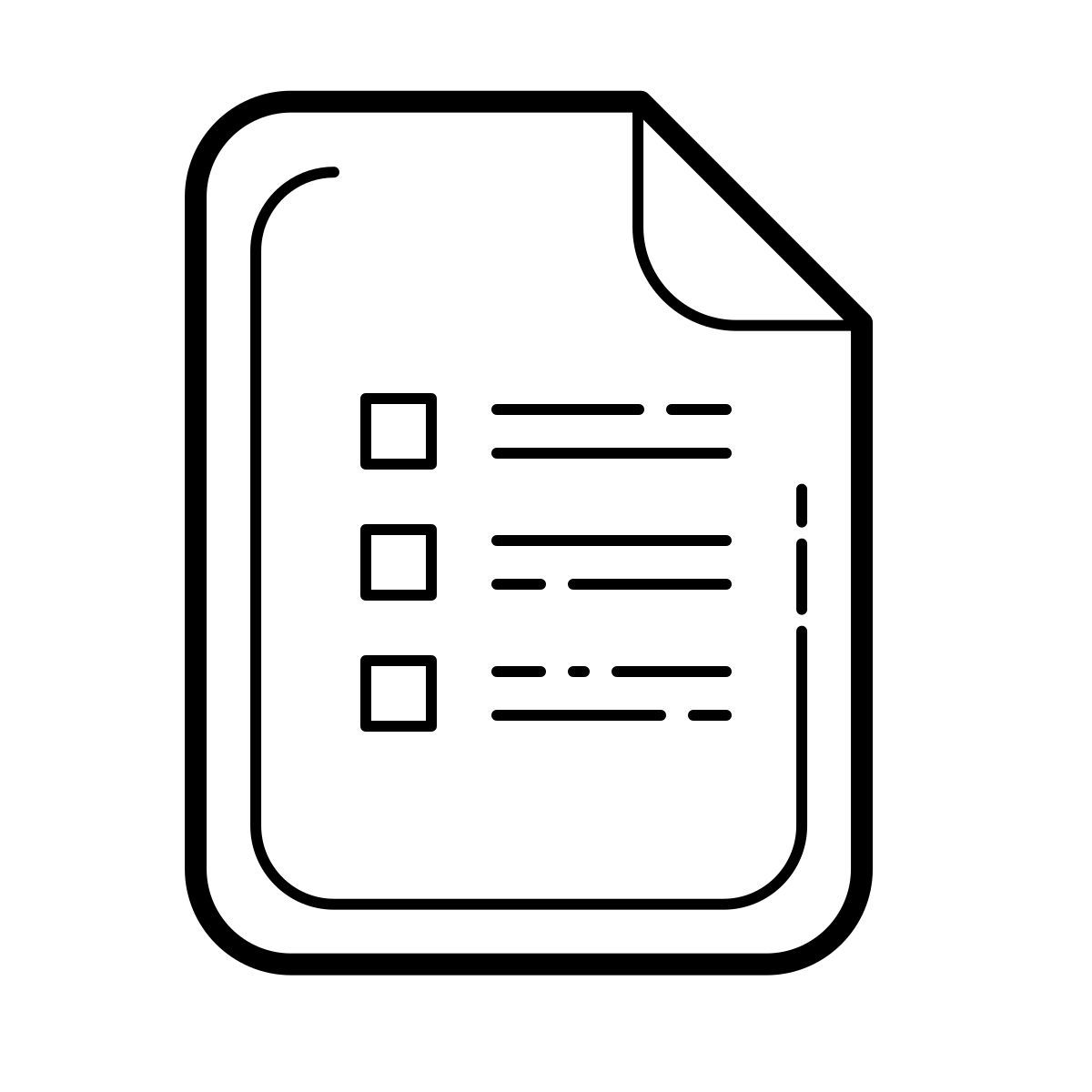 outline hand drawn style 간결한 icon